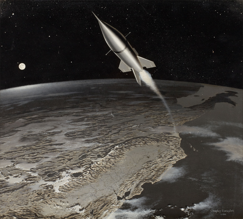 Illustration for article titled The Beautiful Art That Helped Inspire Space Travel